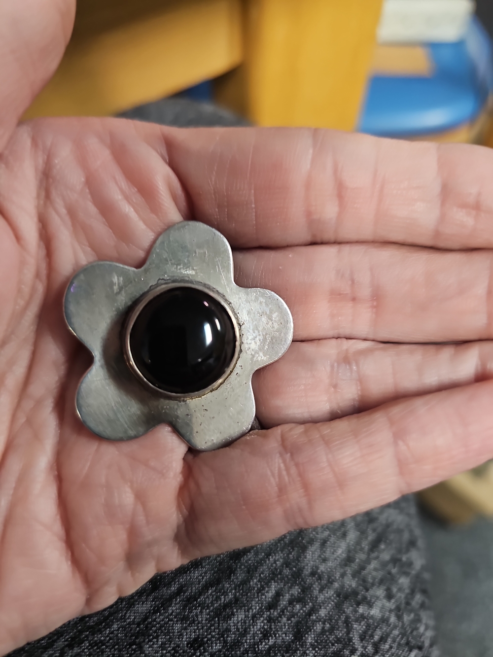 Sterling Onyx Clip-ons